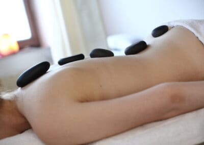 Lava stones massage