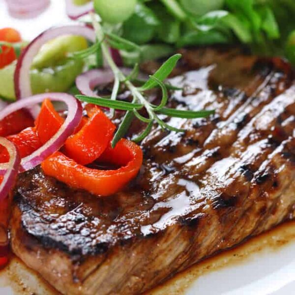 GRILLED PORK NECK STEAK